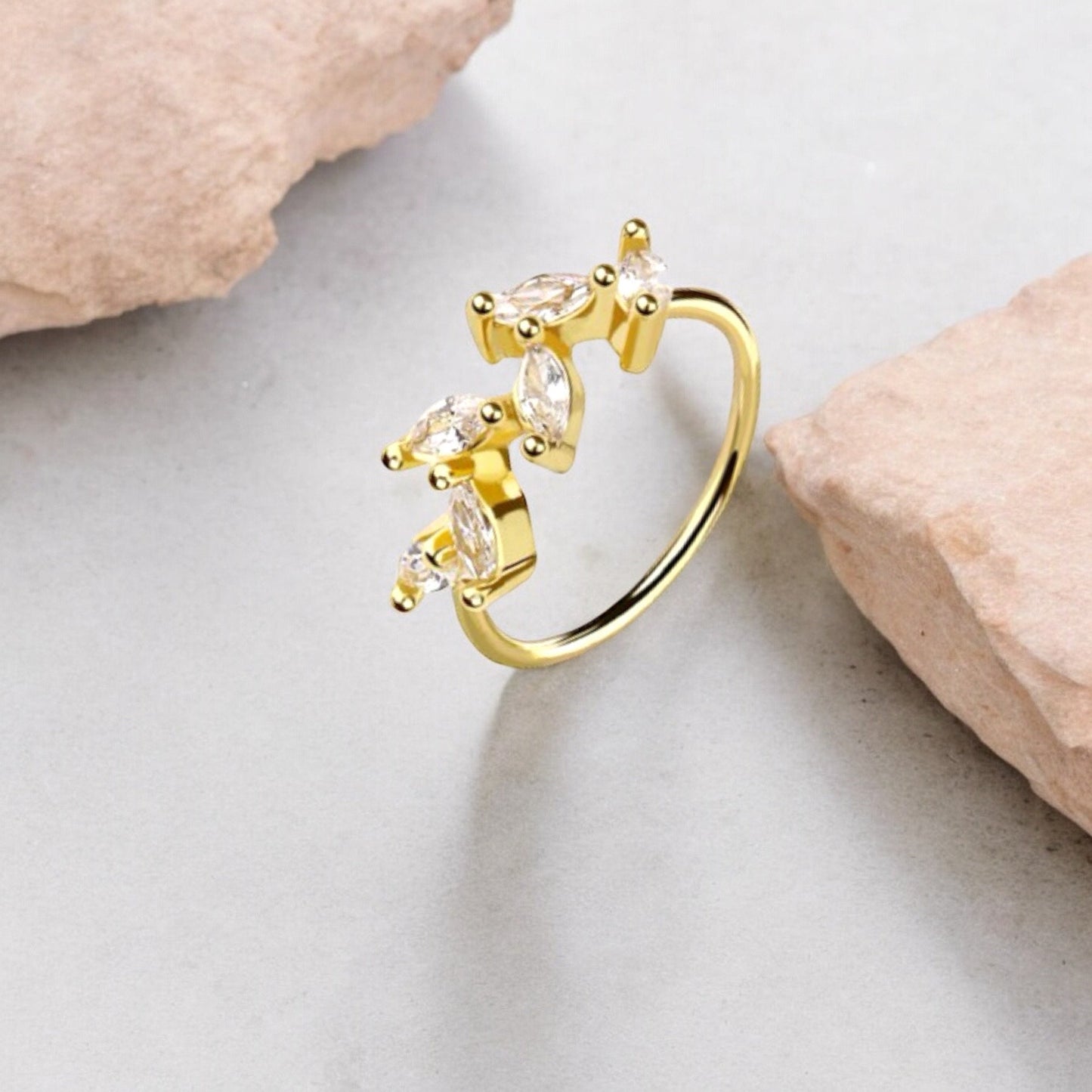 20g Dainty Gold Bendable Nose Hoop Ring.