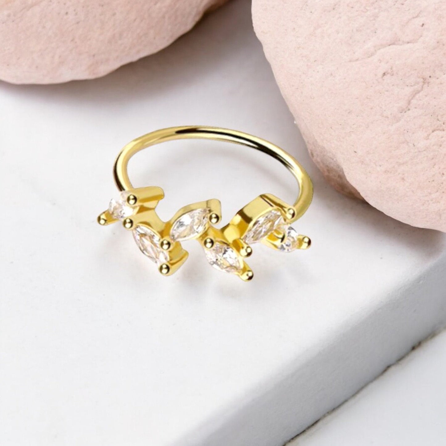 20g Dainty Gold Bendable Nose Hoop Ring.