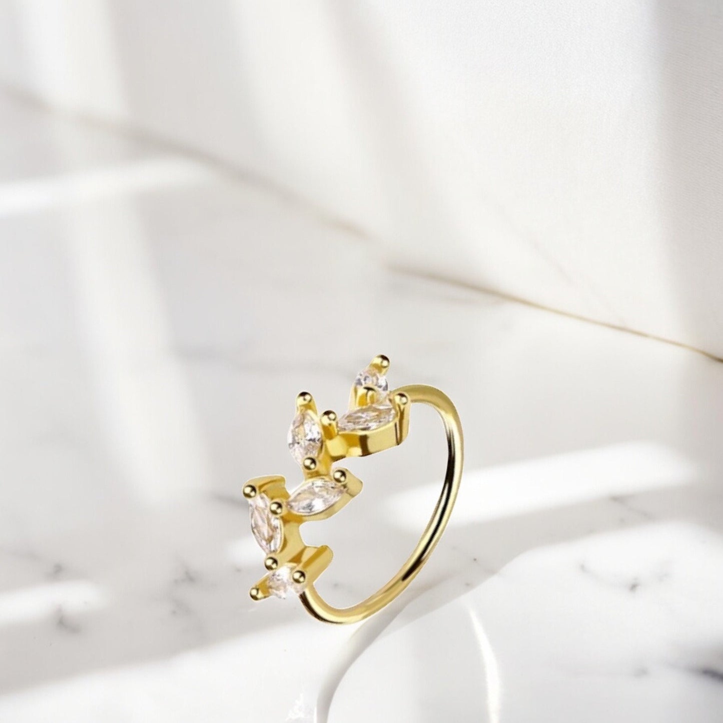 20g Dainty Gold Bendable Nose Hoop Ring.