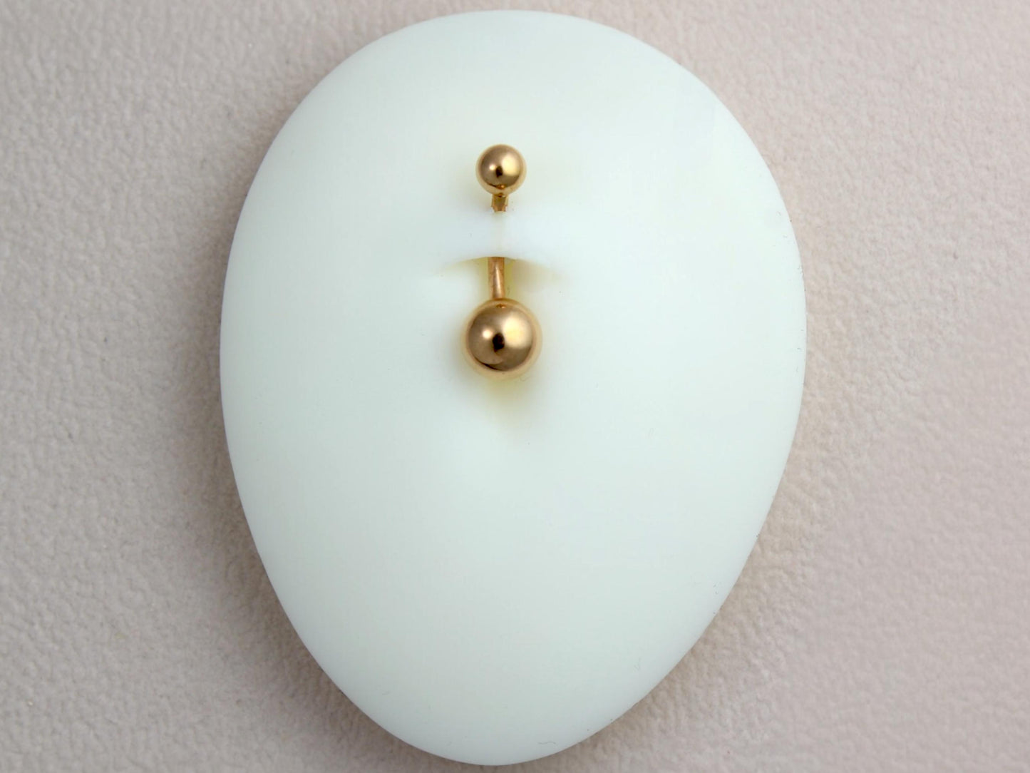 Titanium Belly Button Ring, 14G Rose Gold Belly Ring, Dainty Belly Piercing Jewelry, Minimalist RoseGold Belly Ring, Navel Piercing Jewelry.