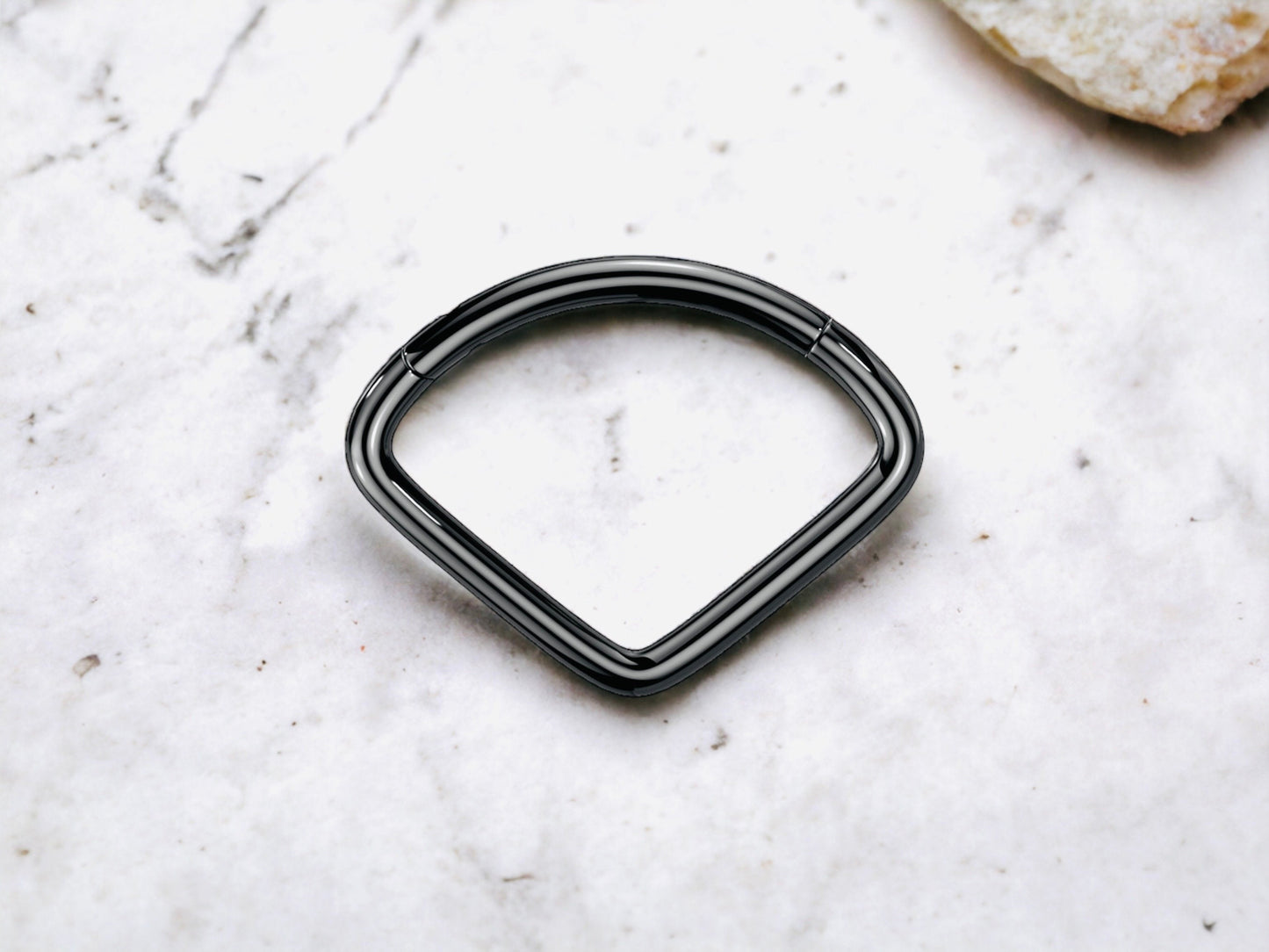 16g Titanium Septum Ring, Plain Simple V Shape Style Septum Nose Piercing Jewelry,Teardrop Septum Clicker Ring Piercing. Nose Ring Piercing.